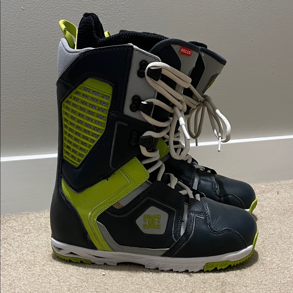 DC Men’s Ceptor 2013, Snowboard boots - Black and Neon Yellow